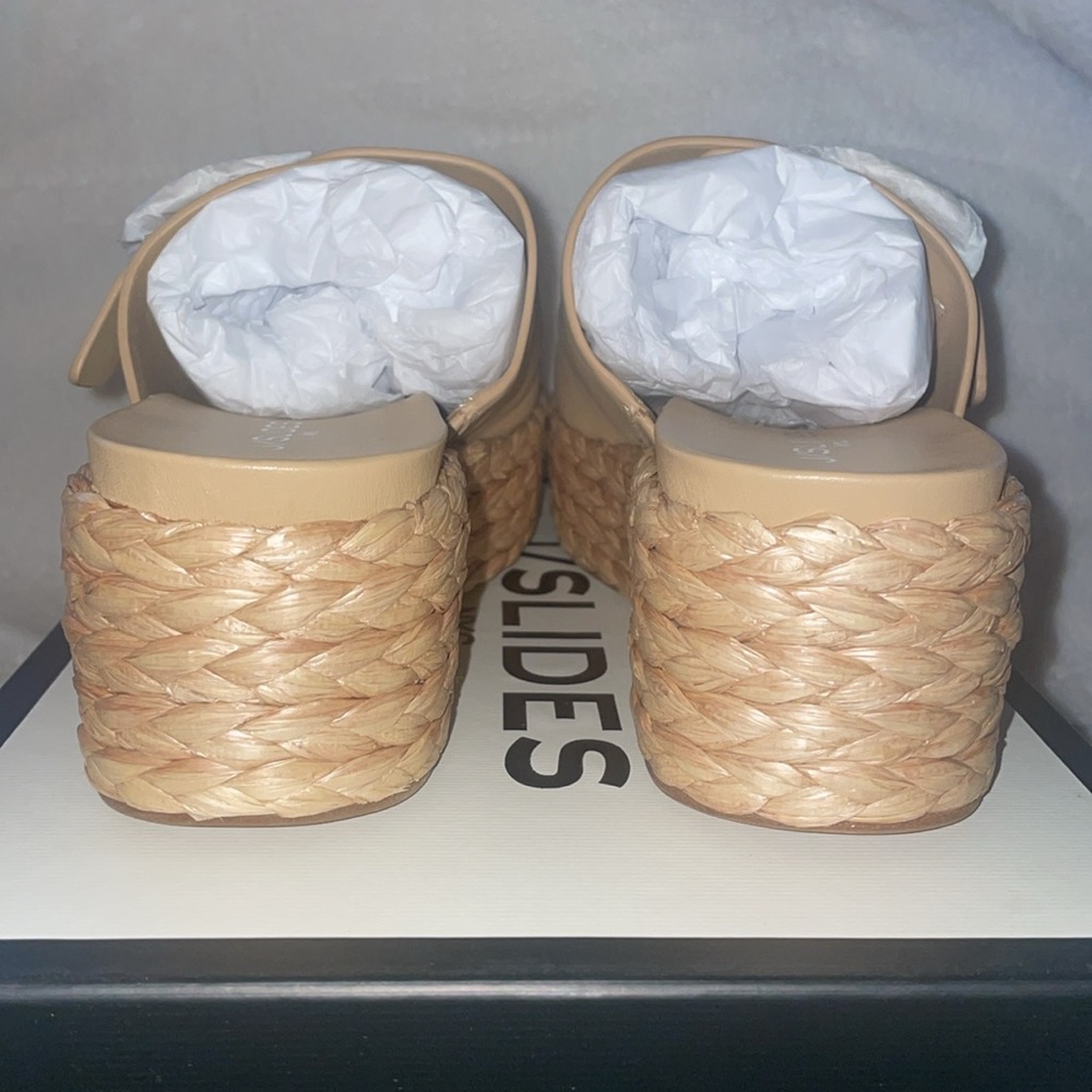 NWT J/SLIDES QUINLEY Sand Leather Sandal - Picture 10 of 15